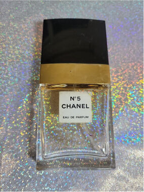 Chanel Vintage Number 5 Eau De Parfum Perfume Bottle 1" left